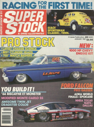 SUPER STOCK 1987 JAN - McCARTHY, GRICCO, SONNYs HOT RAT, GAGE, LEAL